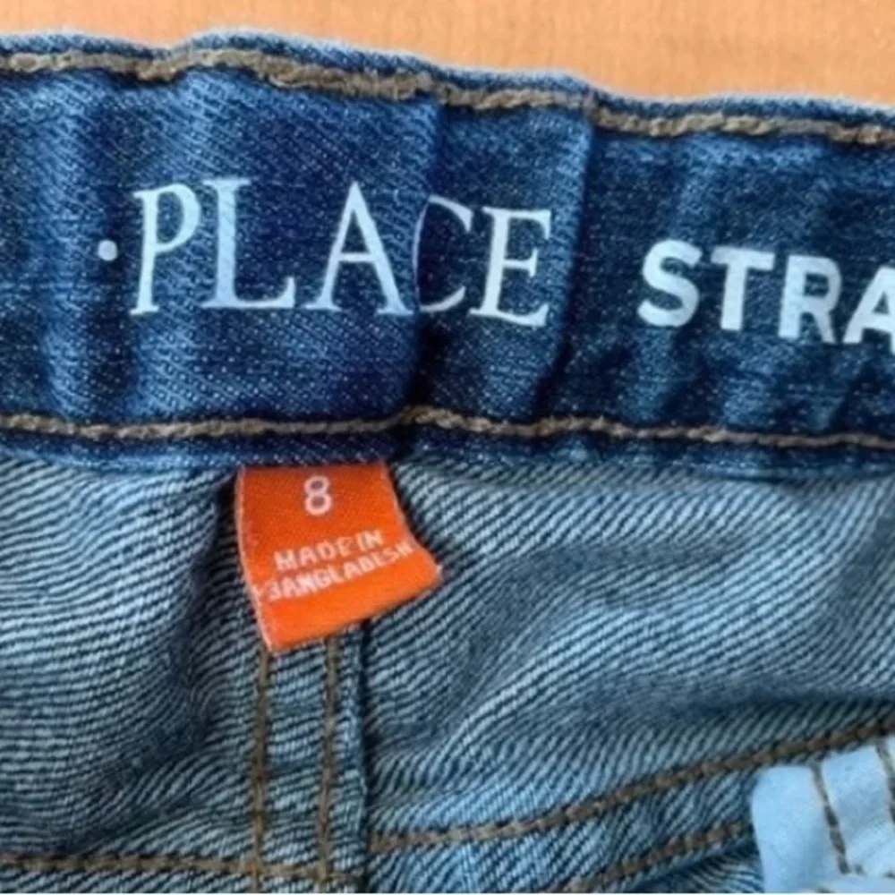 Jeans childrens place boys size 8 straight leg denim